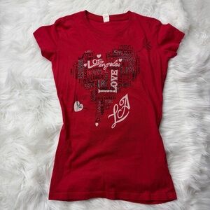 Los Angeles Red Graphic Tee